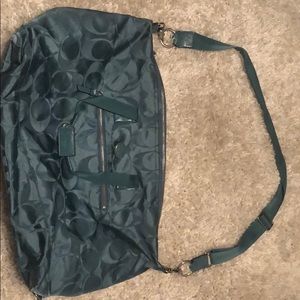 EXTREMELY RARE COACH Signature Nylon Duffle